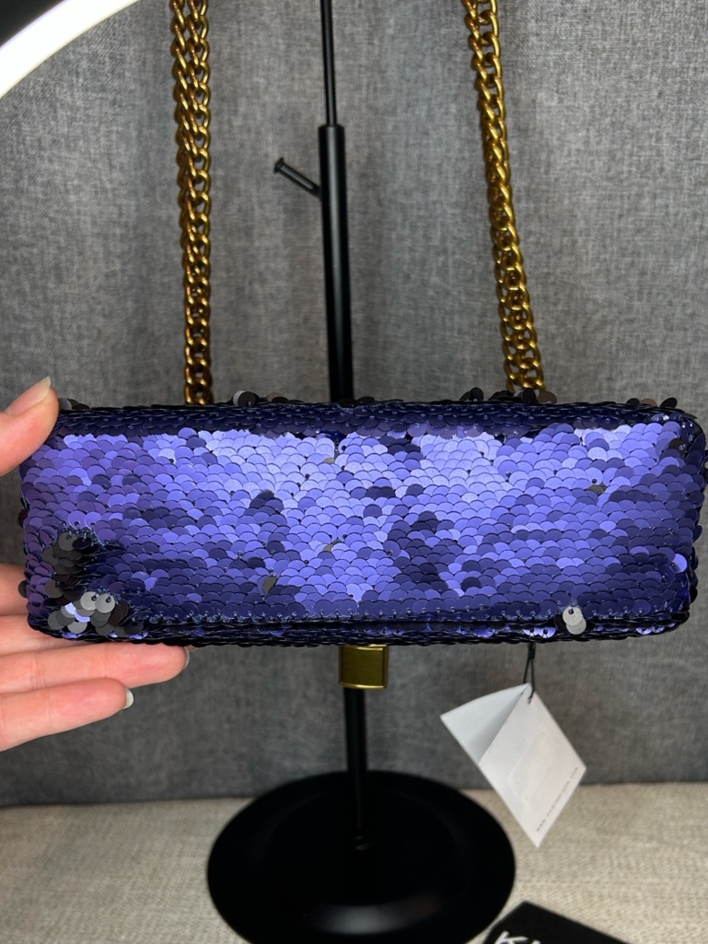 Kurt Geiger Brixton Purple Sequin - Picture 12 of 14